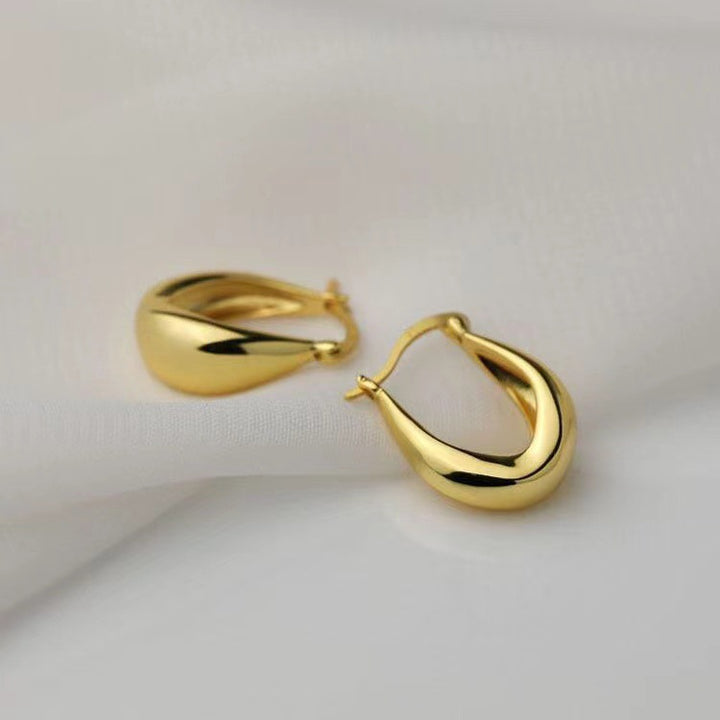 Senior Cold Earrings Female U-shaped Design Earrings