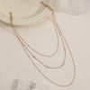 Light Luxury Zircon Long Necklace Bridal Wedding Banquet Chain Necklace Jewelry CN151