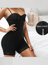 High-end crotchless body-shaping jumpsuit with anti-rolling and anti-slip edges