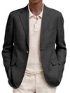 Leisure Men's Long Sleeve Lapel Pocket Business Suit Coat
