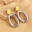Stainless Gold Silver Color Matching Earrings CN48