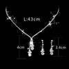 Flash Diamond Tassel Necklace Luxury Dress Accessories Dinner Clavicle Necklace CN167