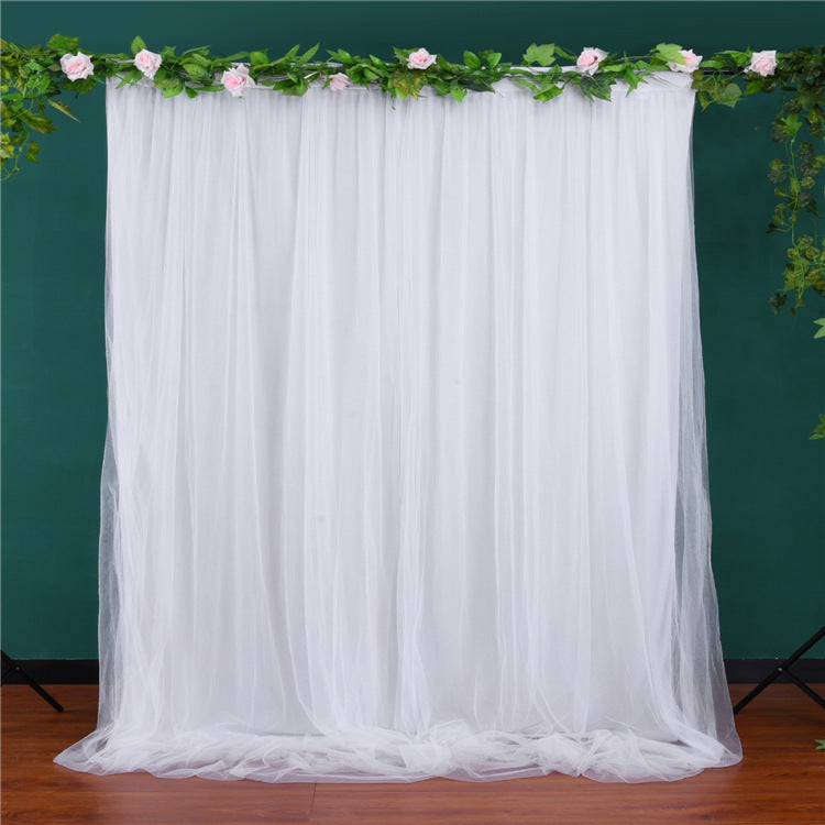 Outdoor Wedding Decoration White Separate Background Curtain, HCP02