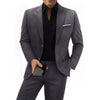 Elegant men's plus-size collar suit 2 piece Single Row Suit