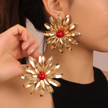 Fashion Earrings Flower Jewelry New CN49