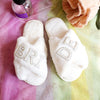 Women's Cross Band Fuzzy Slippers Plush Furry House Slippers Bridesmaid Slippers CN384