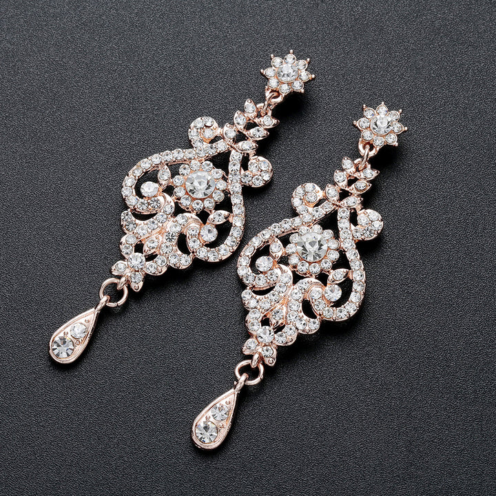 New Pearl Set NecklaceEarrings Two-piece Set for Women's Wedding Party CN35