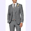 Classic 3 Piece Men's Suit with Regular Fit and Sophisticated Peak Lapel