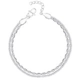 Double-layer Bracelet Summer Light Luxury Starry Sparkling Jewelry