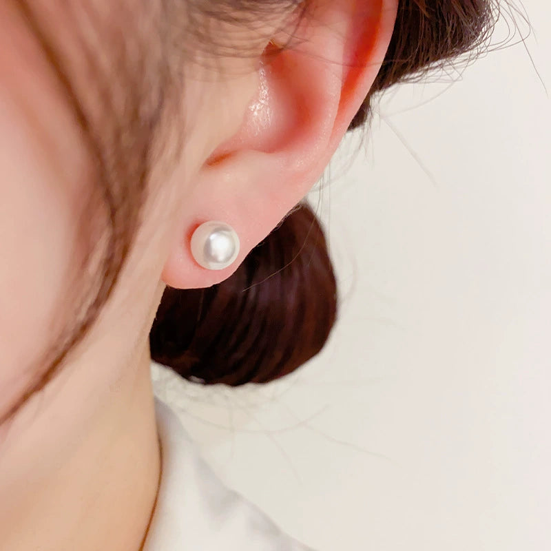 Sparkling Pearl White Earring Design Earrings