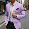 Lilac Classic 1 Piece Men's Suit with Regular Fit and Sophisticated Peak Lapel