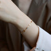 Colourful Clover Bracelet Zircon Chain Accessory