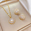 Flash Diamond Tassel Luxury Dress Accessories Dinner Clavicle Necklace Earring CN232