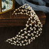 Mesh Hairband Pearl Headgear Accessories