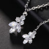 Bridal Wedding Pearl Necklace With Tassel Back Chain