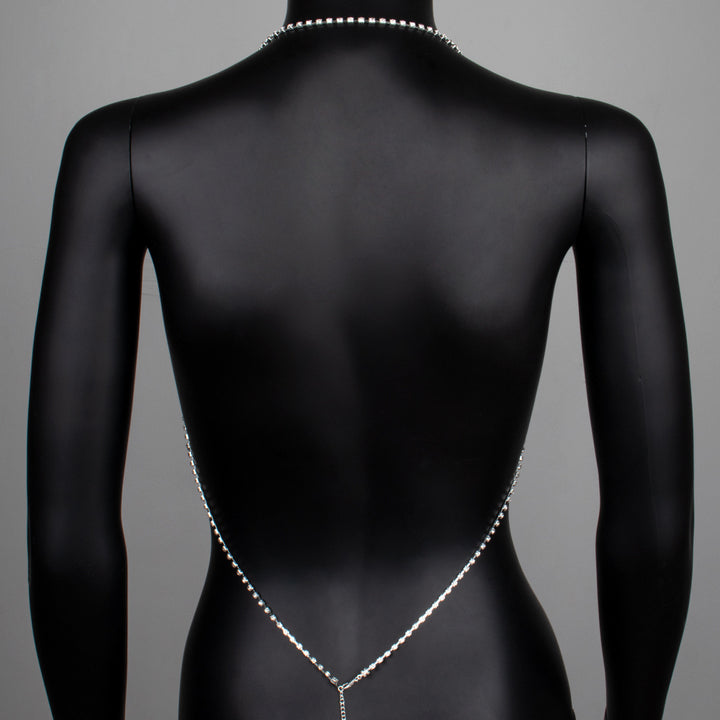Beach Diamond Chain Chest Chain Sexy Rhinestone Neck Body Chain Bikini Chest Chain CN05