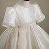 Satin Lace Tulle Flower Girl Dresses Bows Children's First Communion Dress Princess Ball Gown Wedding Party Dress