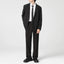 Casual Black  Business men's Trousers 2 Piece Suit