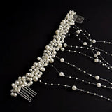 Multi-layer Hair Chain Female High-quality Elegant Bridal Headdress Rhinestone Hairpin CN160