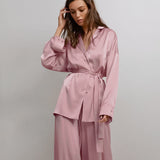 Morning Gown Feather Robe Wedding Bridesmaid Satin Robes for Wedding Party CN407