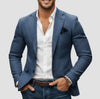 Casual Single-row Button Suit Jacket Men's Slim Suit Jacket Long Sleeves Suit