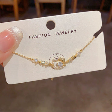 New Cartoon Diamond Set KT Cat Bracelet