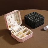 Ring Box Wedding Ring Earring Box Travelling Jewelry Box Random color  CN391