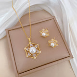 Flash Diamond Tassel Luxury Dress Accessories Dinner Clavicle Necklace Earring CN273