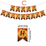 Halloween Garden Decoration Banner, Haunted House Party Decoration Supplies, Hanging Garlands