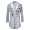Men Suit Tuxedo Banquet Sequined Men Coat