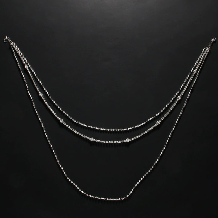 Bridal Wedding Pearl Necklace With Tassel Back Chain