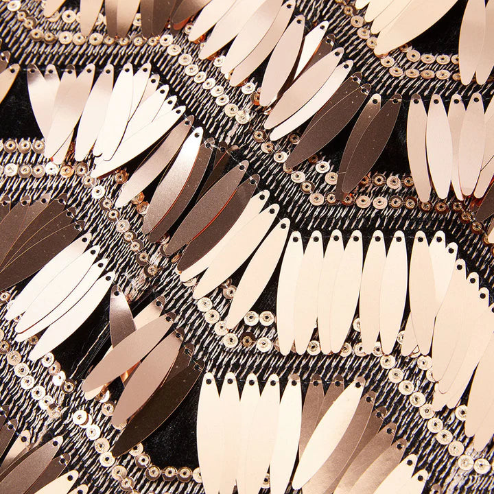 Men's Fashion Tuxedo Jacket Tassels Sequin Rose Gold CN446