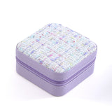 Ring Box Wedding Ring Earring Box Travelling Jewelry Box Random color  CN391