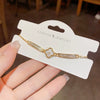 New Elegant Zirconium Shell Flower Bracelet
