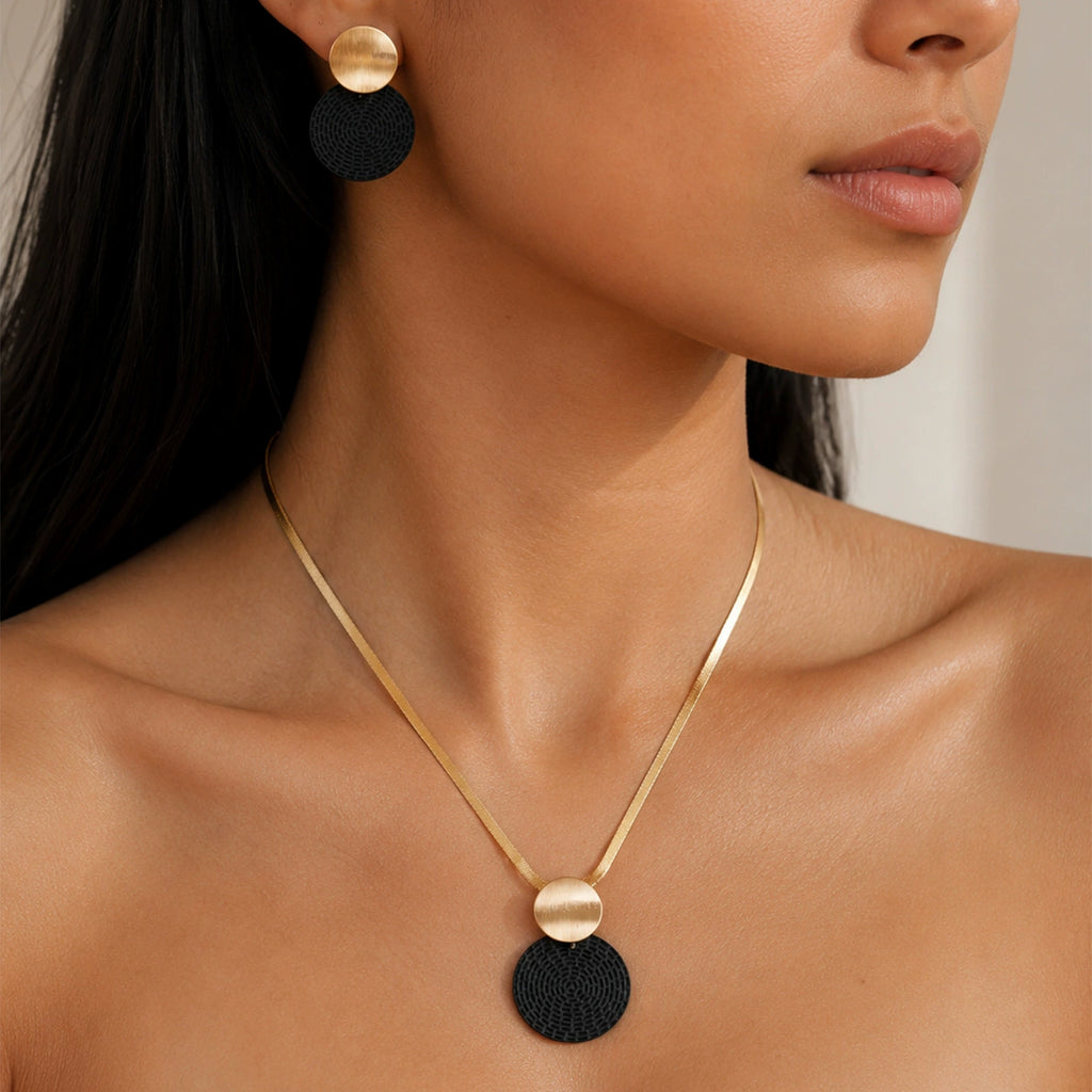 Flash Diamond Tassel Luxury Dress Accessories Dinner Clavicle Necklace Earring