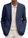 Leisure Men's Long Sleeve Lapel Pocket Business Suit Coat