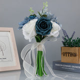 Wedding Flower For The Groom And Bride, Simulated Rose Wedding Bouquet, WF14