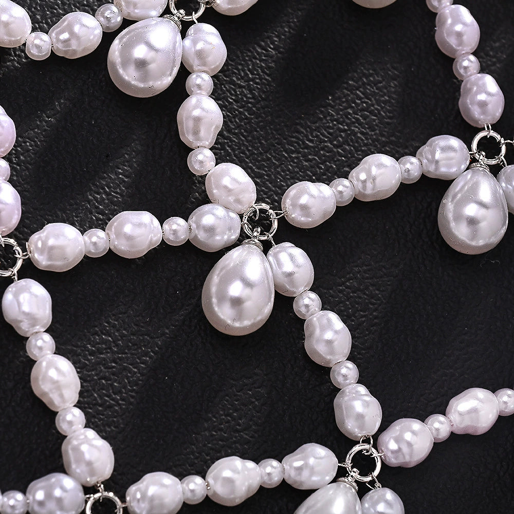 Pearl Hair Comb Tassel Hair Accessories