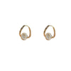 Golden Exquisite Zircon Ear Buckle