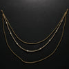 Bridal Wedding Pearl Necklace With Tassel Back Chain