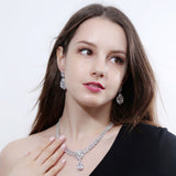 Flash Diamond Tassel Necklace Luxury Dress Accessories Dinner Clavicle Necklace CN01
