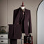 Mulberry Tencel-wool Blend Fine Twill FabricCasual Men's 3 Pieces Business Mens Suit CN564