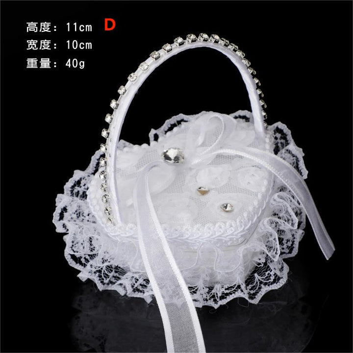 Wedding Ring Pillow For The Groom And Bride, Creative Portable, JZH-5961