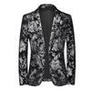 Gold Silver 1 Piece Men's Suit Sequin Jacket