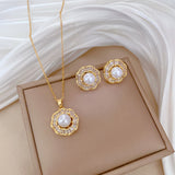 Flash Diamond Tassel Luxury Dress Accessories Dinner Clavicle Necklace Earring CN326