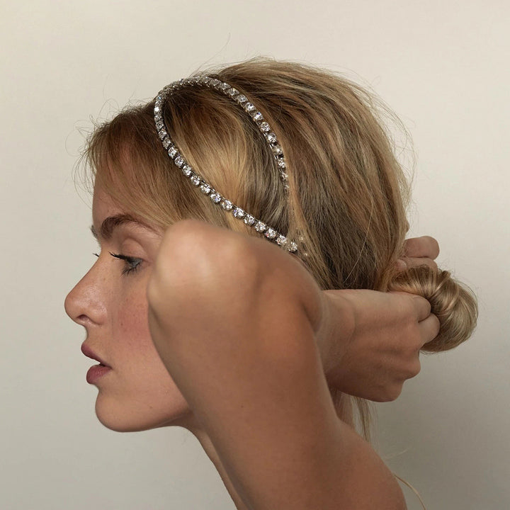 New Selling Rhinestones Hairband Crown Wedding Dress Accessories CN155