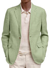 Leisure Men's Long Sleeve Lapel Pocket Business Suit Coat