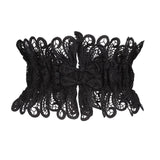 Lace Wide Girdle Buckle Decorative Belt Waist Elastic Girdle