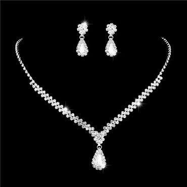 Flash Diamond Tassel Necklace Luxury Dress Accessories Dinner Clavicle Necklace CN181