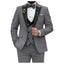 Classic 3 Piece Men's Suit with Regular Fit and Sophisticated Peak Lapel